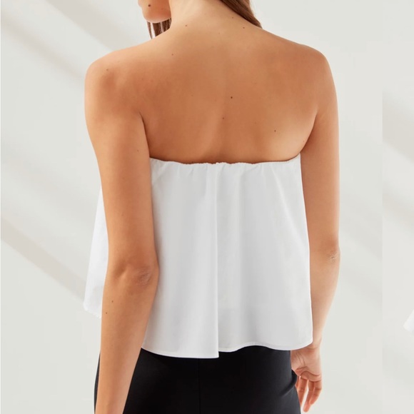 Aritzia Babaton Eckerd Blouse - Cropped Tube Top - Picture 4 of 5